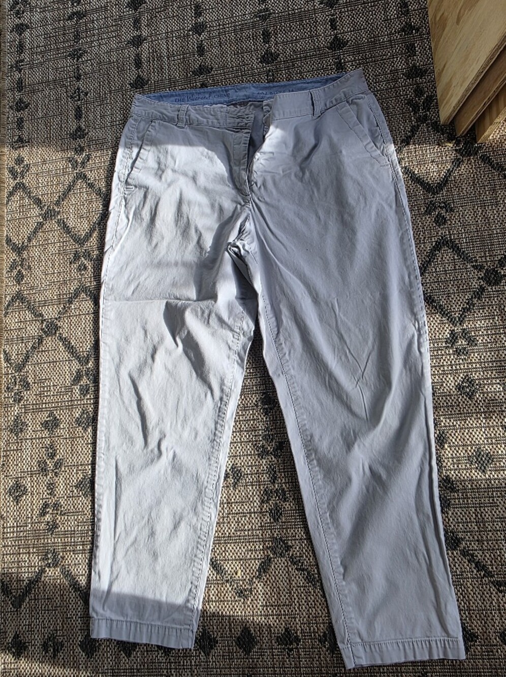 Talbots Light Gray Womens Chinos